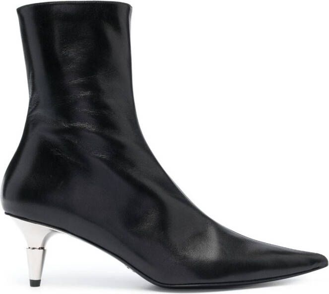 Proenza Schouler Spike pointed-toe ankle boots Black