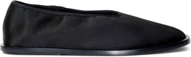 Proenza Schouler square-toe slippers Black
