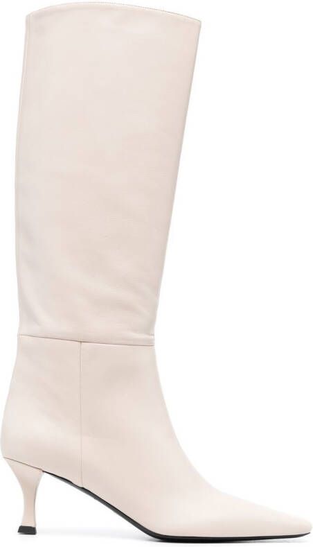 Proenza Schouler Trap knee-high boots White