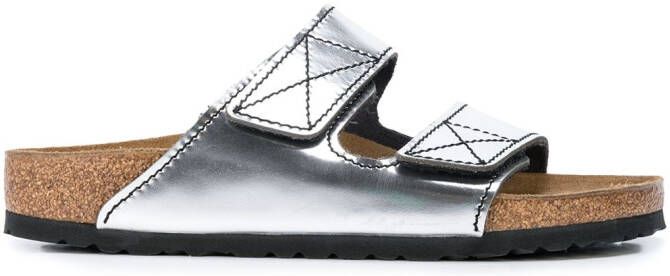 Proenza Schouler x Birkenstock Arizona slides Silver