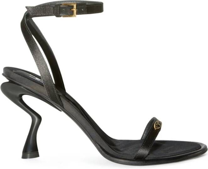 PUCCI Emilio 80mm leather sandals Black