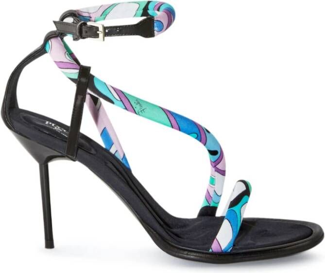 PUCCI Lee 110mm stiletto-heel sandals Blue
