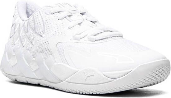 Puma Kids Puma Mb.01 Low "Triple White" sneakers