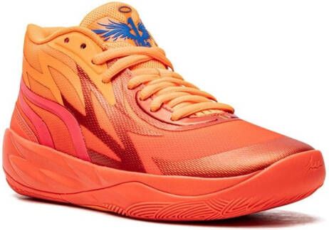Puma Kids MB.02 "Fiery Coral Ultra Orange" sneakers