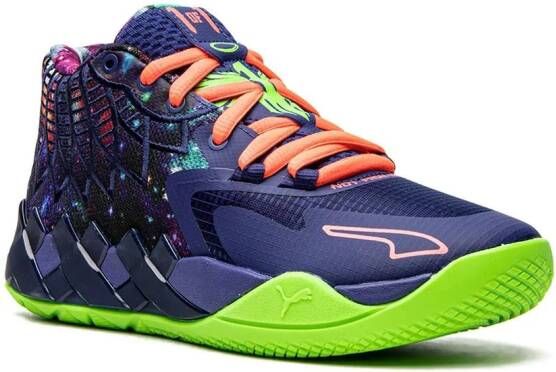 Puma Kids MB1 Galaxy "Elektro Blue-Green Gecko" sneakers