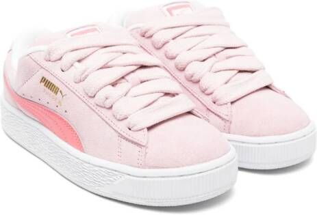 Puma Kids XL suede sneakers Pink