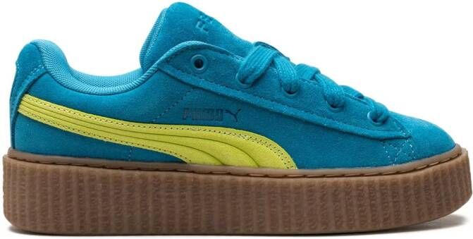 PUMA x FENTY Creeper Phatty suede sneakers Blue