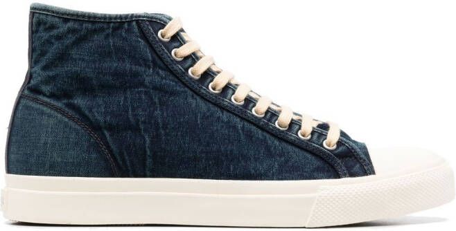 Ralph Lauren RRL Mayport hi-top sneakers Blue