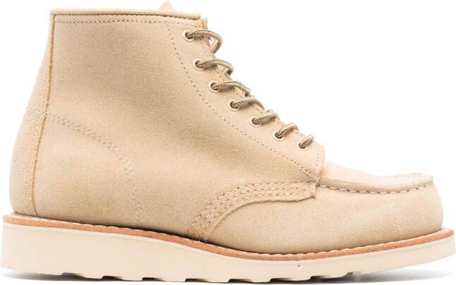 Red Wing Shoes classic mocassin toe boots Neutrals