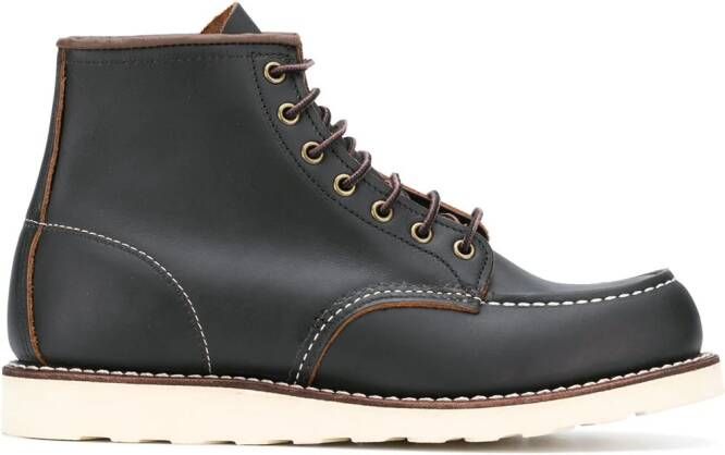 Red Wing Shoes Classic Mock Toe boots Black