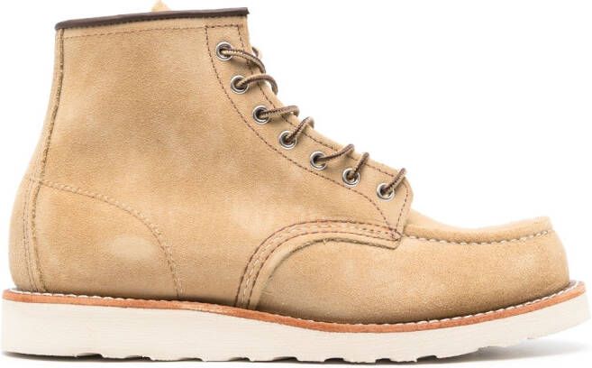 Red Wing Shoes round-toe suede ankle boots Neutrals