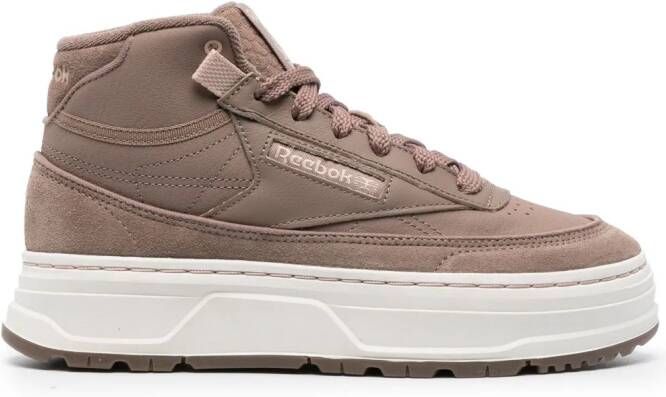 Reebok Club C Geo platform sneakers Brown