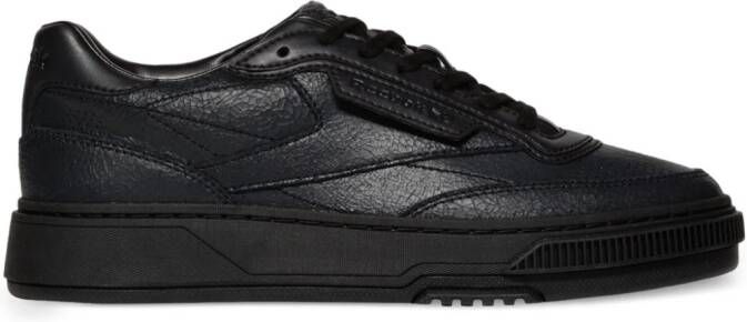 Reebok LTD Club C logo-patch sneakers Black