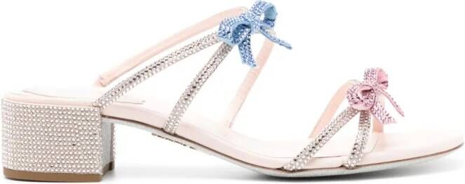 René Caovilla 40mm Caterina sandals Pink