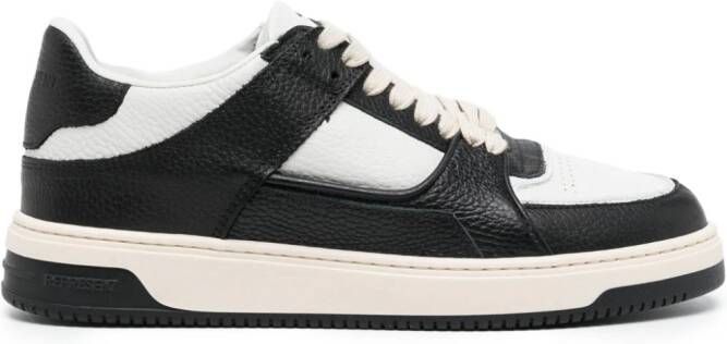 Represent Apex leather sneakers Black