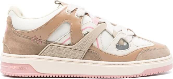 Represent Bully leather sneakers Brown