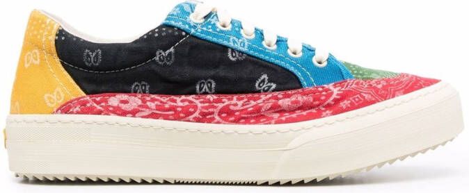 RHUDE bandana print sneakers Blue