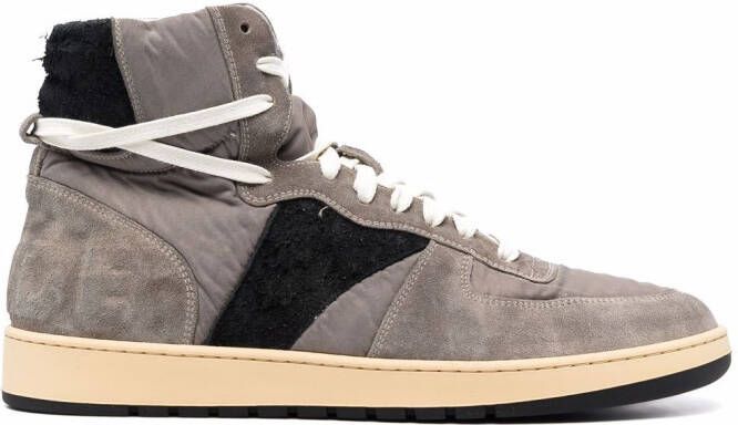 RHUDE BBall high-top sneakers Grey