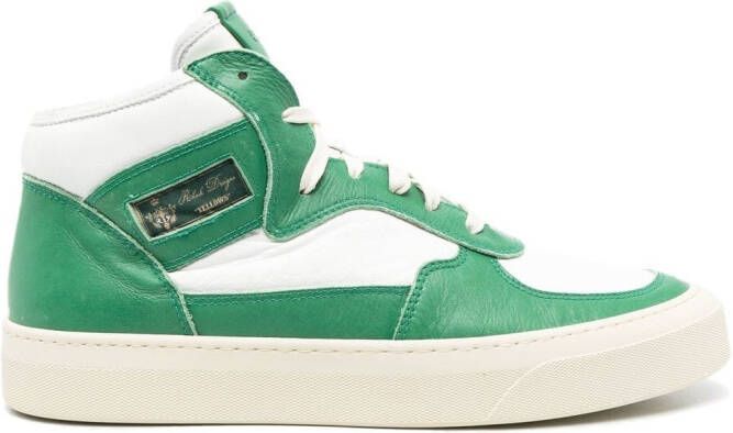 RHUDE high-top sneakers Green