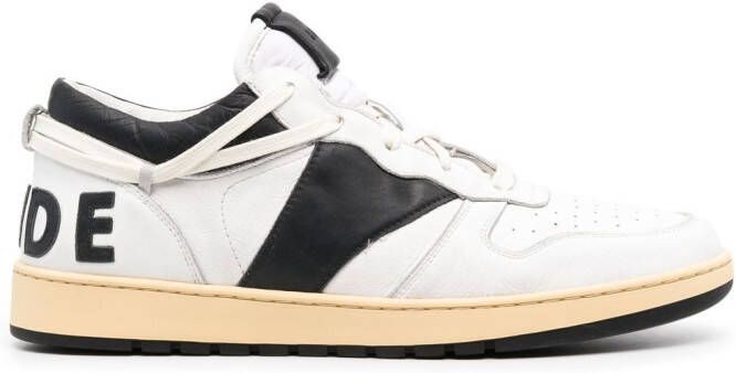 RHUDE logo-lettering sneakers White