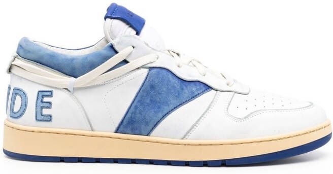RHUDE logo-lettering sneakers White