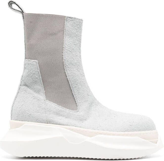 Rick Owens DRKSHDW Beatle Turbo Cyclops panelled boots Blue