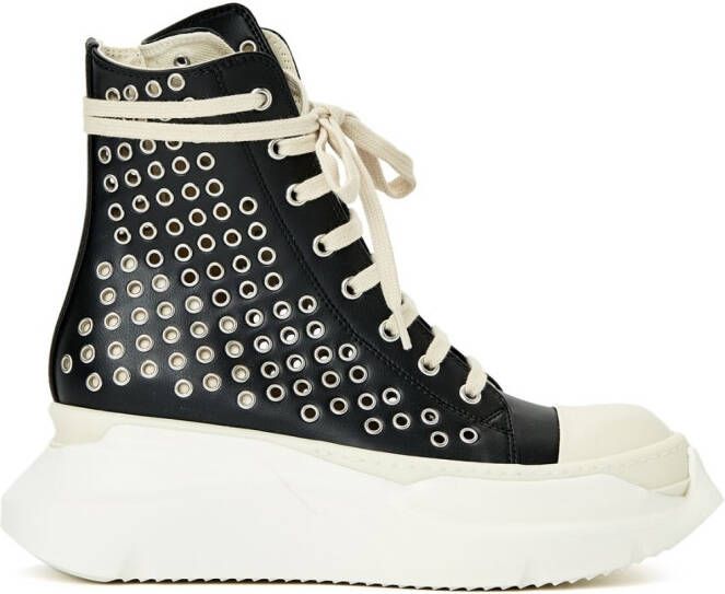 Rick Owens DRKSHDW high-top eyelet-embellished sneakers Black