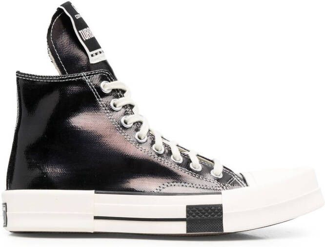 Converse x Rick Owens DRKSHDW TURBODRK Chuck 70 high-top sneakers Black - Picture 2