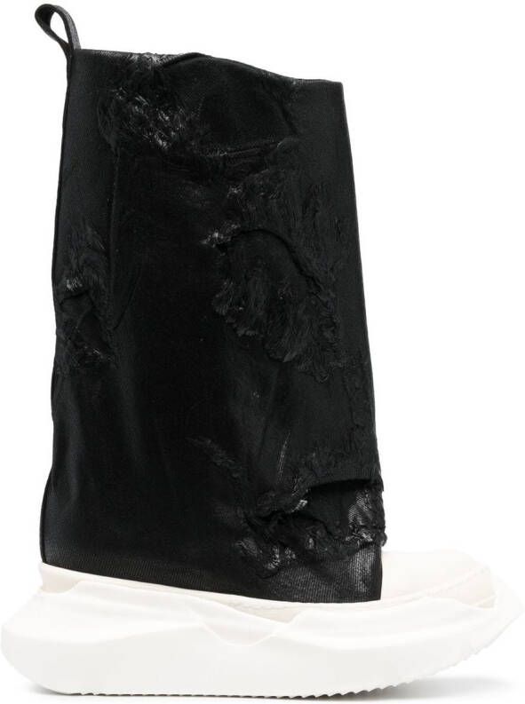 Rick Owens Fogachine platform boots Black