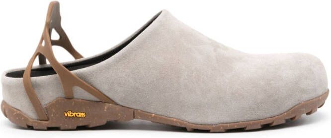 ROA Fedaia suede slides Grey