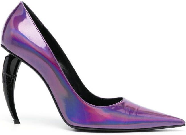 Roberto Cavalli Tiger Tooth pumps Purple