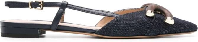 Roberto Festa Cally denim ballerina shoes Blue