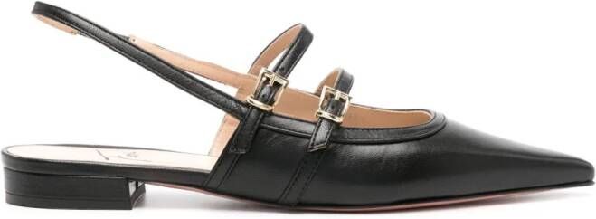 Roberto Festa Coimbra leather slingback pumps Black