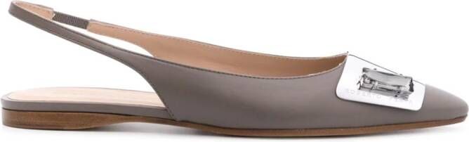 Roberto Festa Rex slingback ballerina shoes Grey