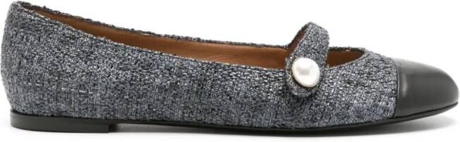 Roberto Festa Divy bouclé ballerina shoes Blue