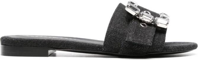 Roberto Festa Fade denim slides Black