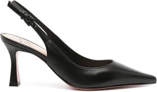 Roberto Festa 90mm Frans leather slingback pumps Black