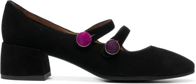 Roberto Festa Halena 50mm suede pumps Black