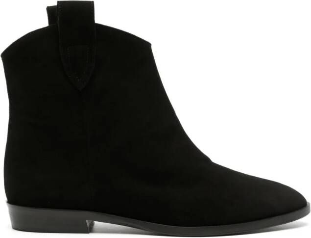 Roberto Festa Hellas suede cowboy boots Black