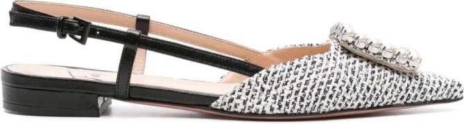 Roberto Festa Lavanda slingback ballerina shoes Black