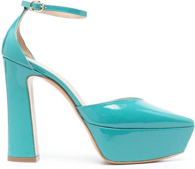 Roberto Festa Navasa 125mm platform pumps Blue