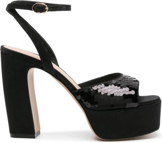 Roberto Festa Stex 120mm sequined sandals Black
