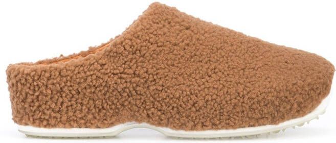 Rosetta Getty 50mm shearling mules Brown