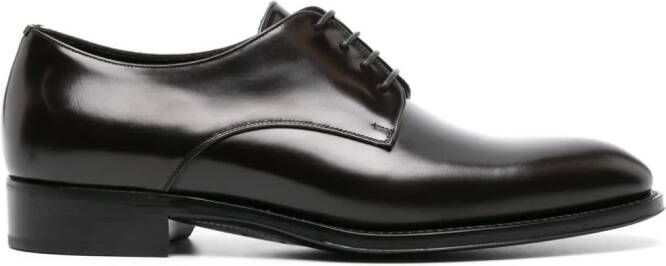 Saint Laurent Adrien leather Derby shoes Black