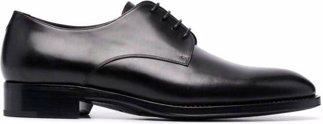 Saint Laurent leather derby shoes Black