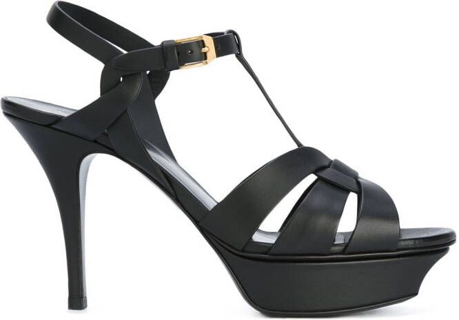 Saint Laurent 105mm Tribute sandals Black