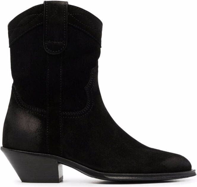 Saint Laurent 45mm Eastwood cowboy boots Black