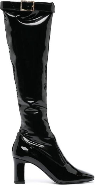 Saint Laurent Elle knee-high boots Black