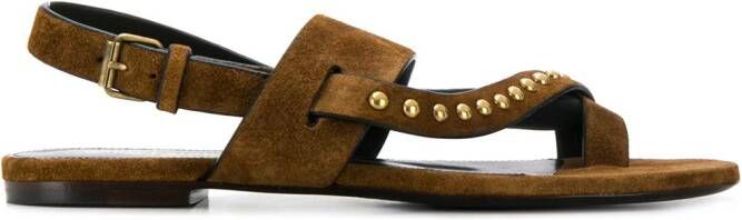 Saint Laurent Gia sandals Brown