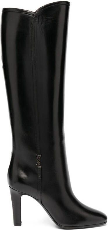Saint Laurent 90mm Jane boots Black